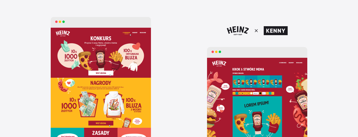 Konkurs z generowaniem memów dla Heinz